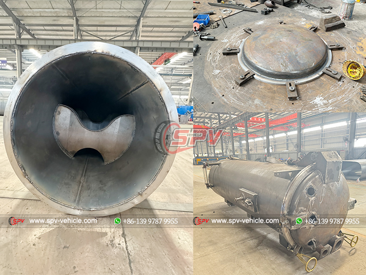 Sewage Tank and Rear Door